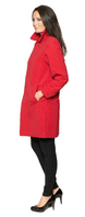 Womens Red Showerproof Rain Coat db696